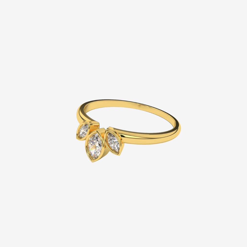 Tiara Marquise Diamond Ring - - Jewelry - Goldie Paris Jewelry - Ring