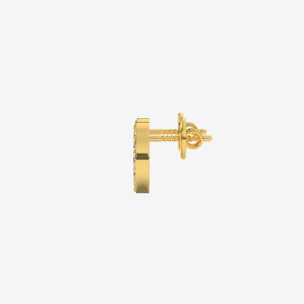 Moon crescent Studs Earrings - - Jewelry - Goldie Paris Jewelry - Earring