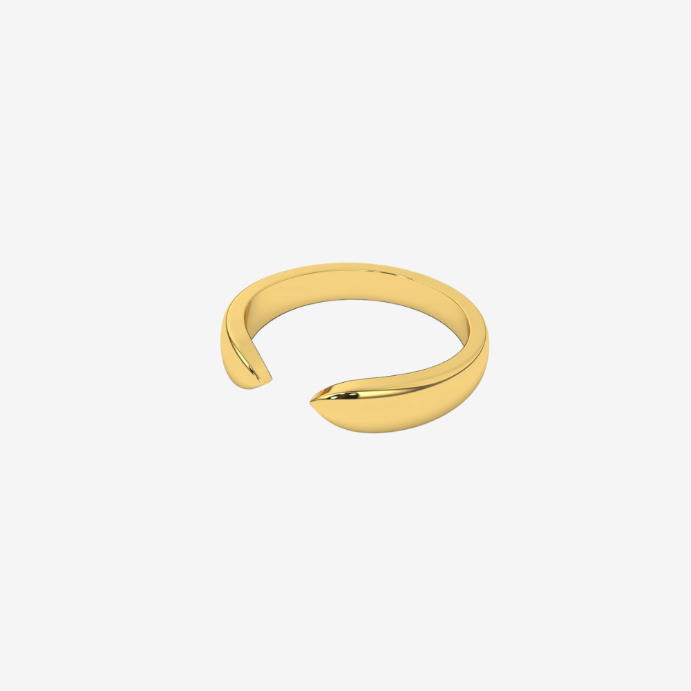 "Odelia" Gold Claw Stackable Ring - - Jewelry - Goldie Paris Jewelry - Ring