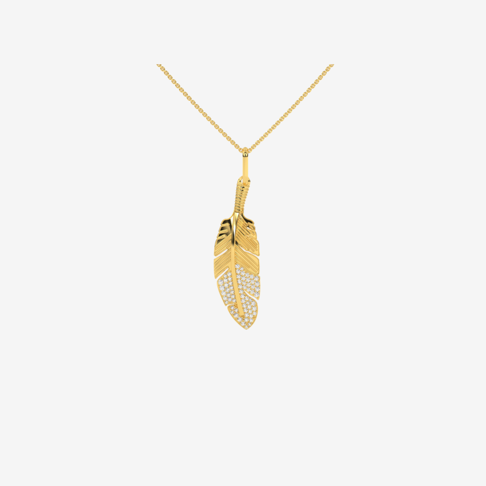 JENNA 14K Yellow outlets Gold Pendant