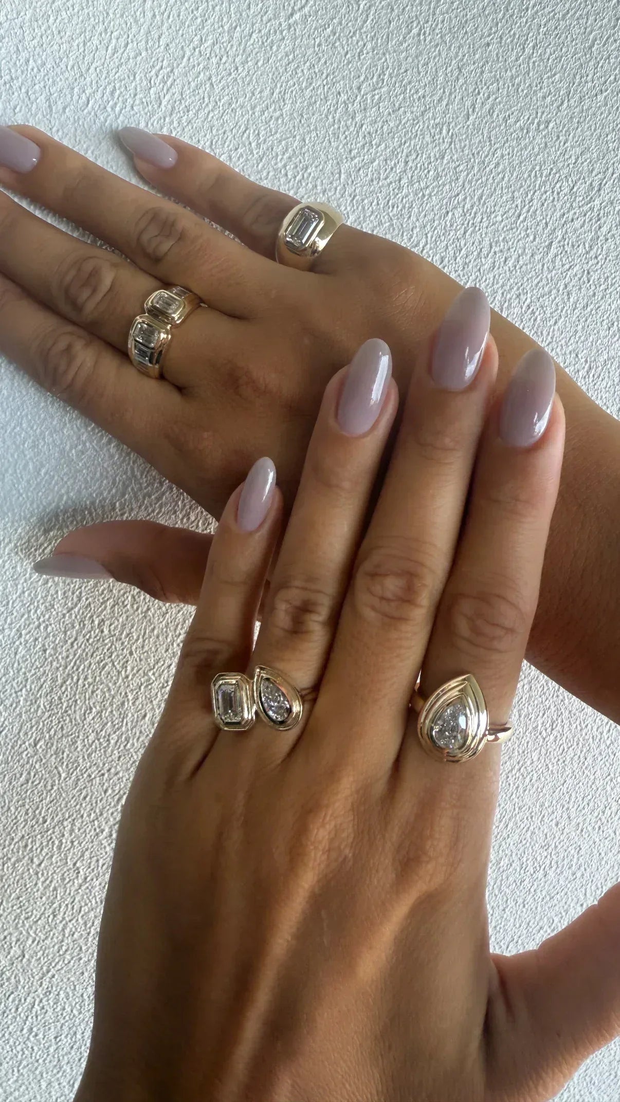 Jaime Pear Diamond Ring - Goldie Paris Jewellery