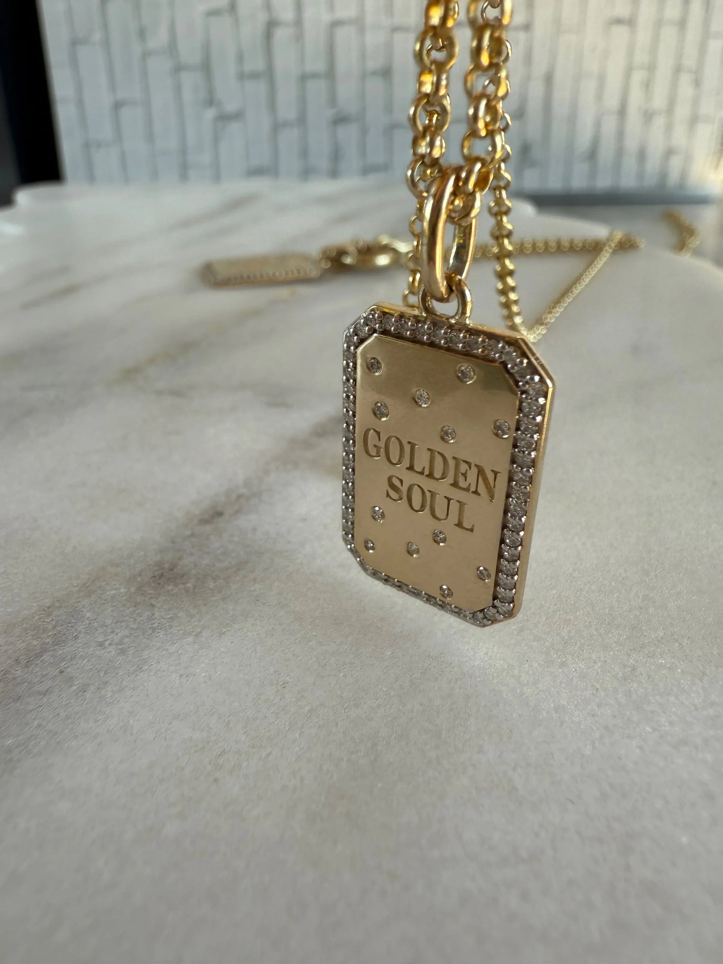 Golden Days Pendant Diamonds - Goldie Paris Jewellery