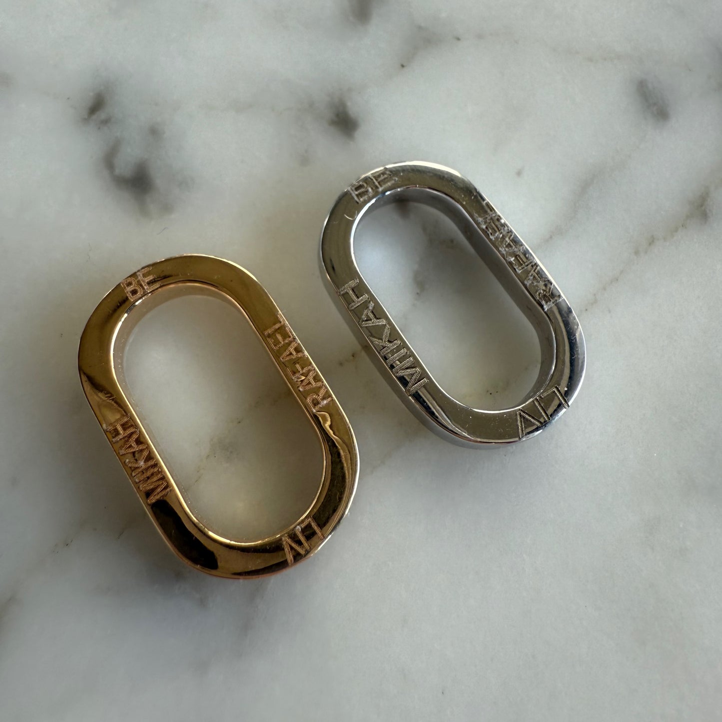 Link For HIM/ HER Large - Bracelet (engravable)