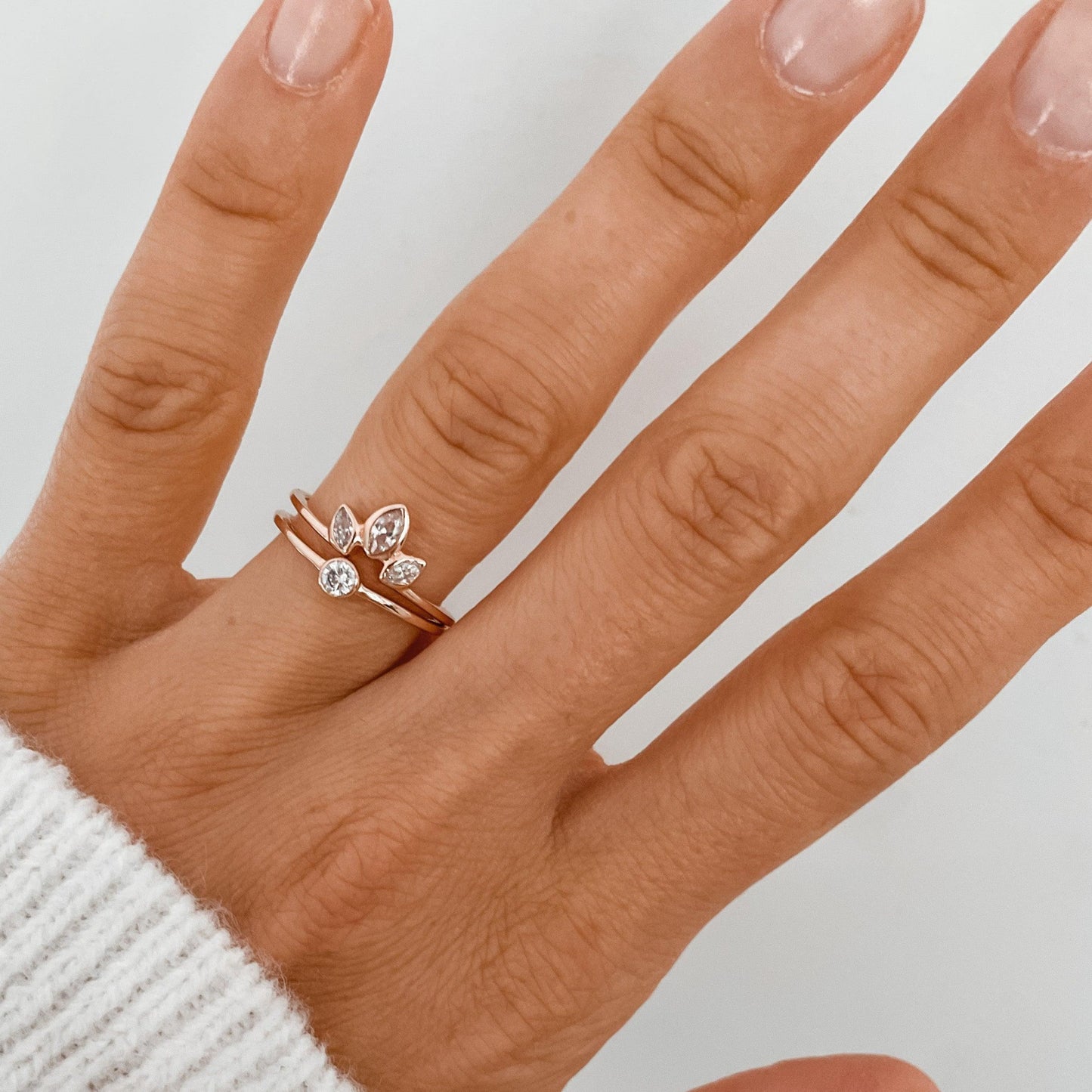 "Camilla" Single Bezel Diamond Ring - - Jewelry - Goldie Paris Jewelry - Bezel Ring