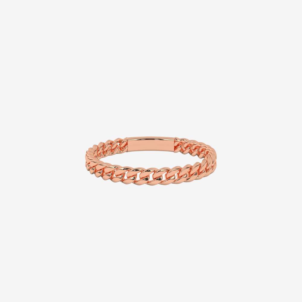 "Indie" Curb Chain Solid Gold - Goldie Paris Jewellery