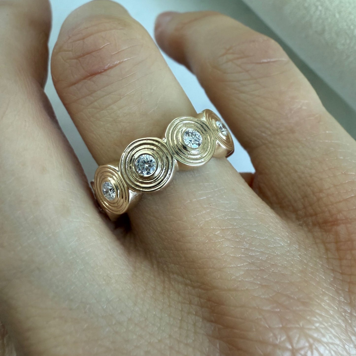 Nicole Diamond Ring - Goldie Paris Jewellery
