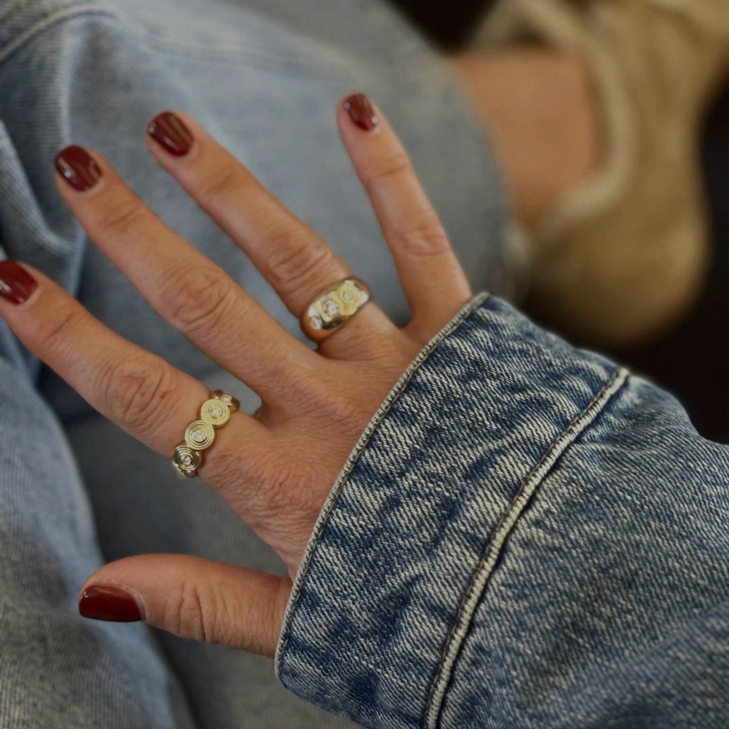 Nicole Diamond Ring - Goldie Paris Jewellery