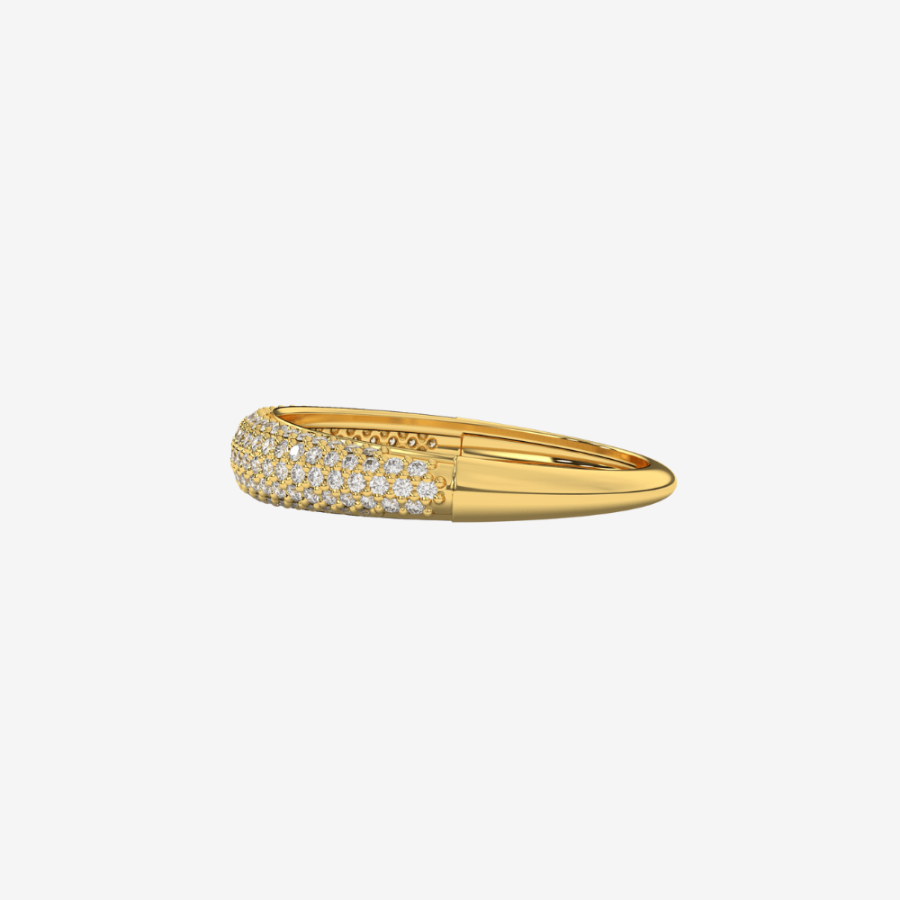 "Nilly" Dôme Pavé Diamond Ring - Goldie Paris Jewellery