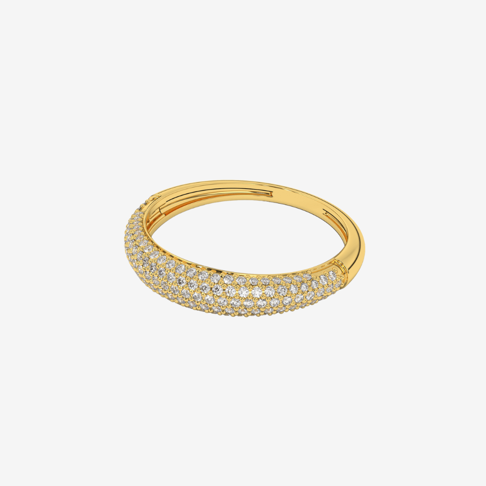 "Nilly" Dôme Pavé Diamond Ring - Goldie Paris Jewellery