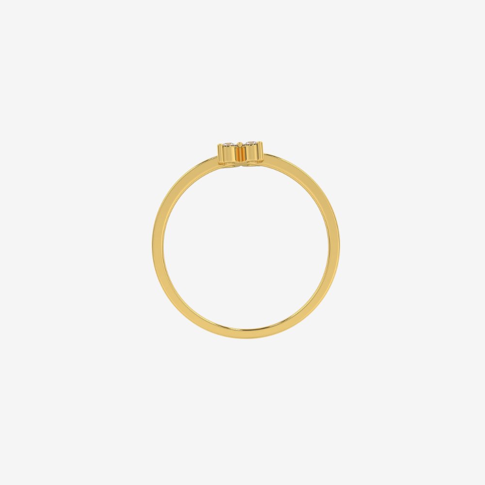 "Thea" Flower Diamond Ring - - Jewelry - Goldie Paris Jewelry - Ring stackable statement