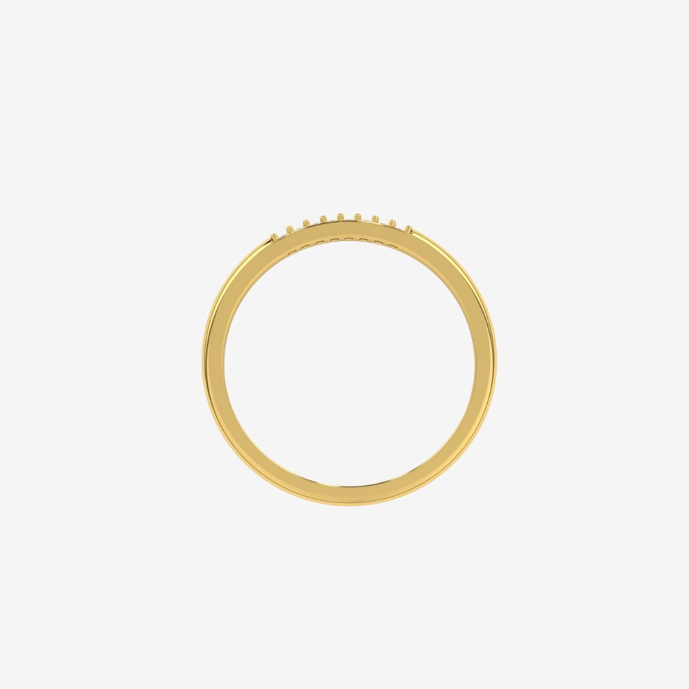 "Hanna" Diamond Row Stackable Ring Band - Goldie Paris Jewellery
