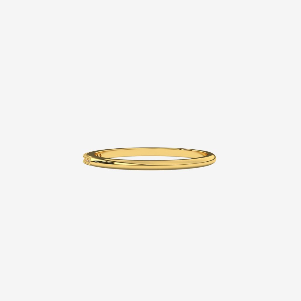 "Hanna" Diamond Row Stackable Ring Band - Goldie Paris Jewellery