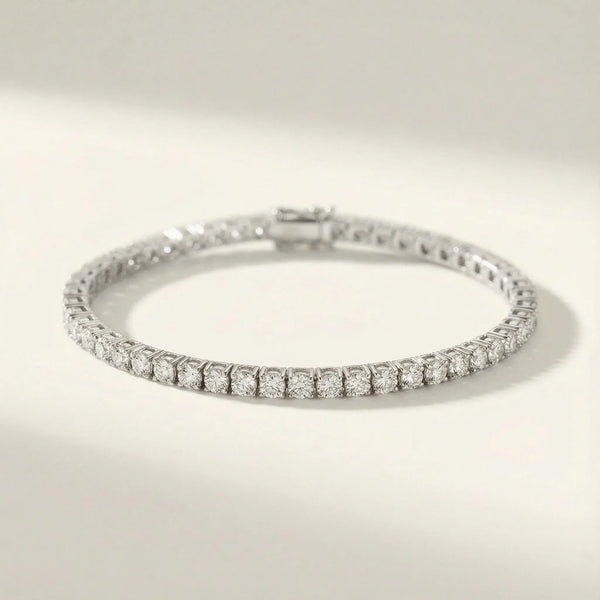 Arden 2 Carat Tennis Bracelet • 9K Solid White Gold