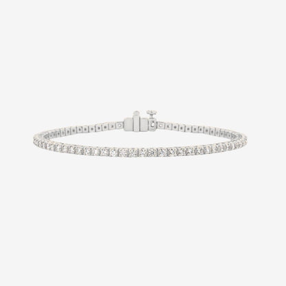 2 Carat Solid Gold Tennis Bracelet - Goldie Paris Jewellery