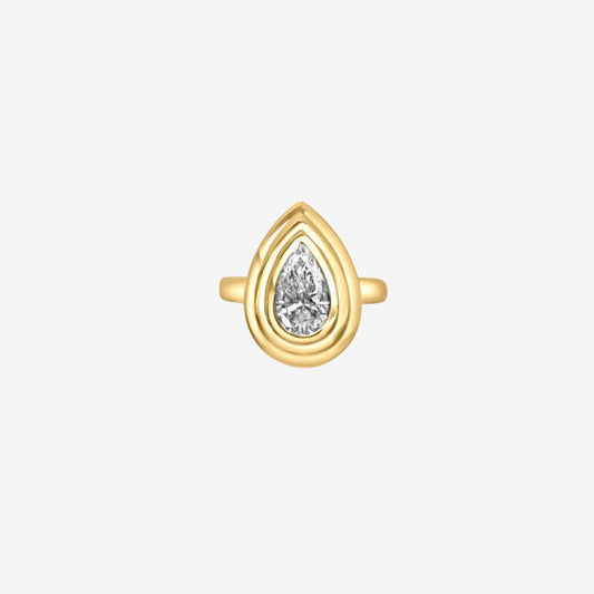 Jaime Pear Diamond Ring