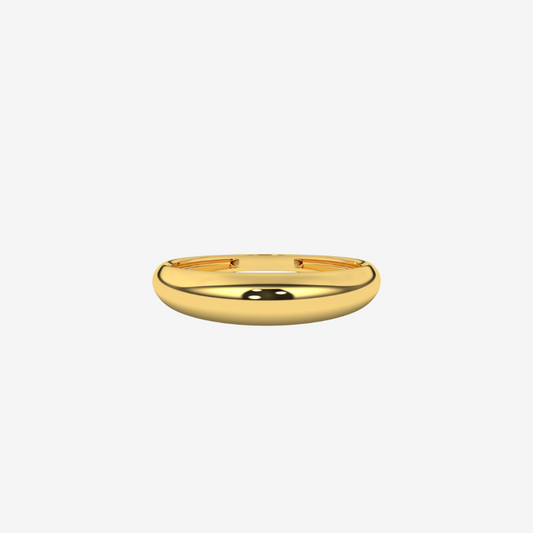 "Romi" Dôme Gold Ring - 14k Yellow Gold - Jewelry - Goldie Paris Jewelry - Ring stackable statement