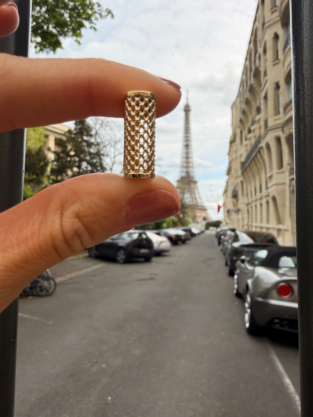 Satine Dome Lace Ring - - Jewelry - Goldie Paris Jewelry - New Arrivals Ring statement