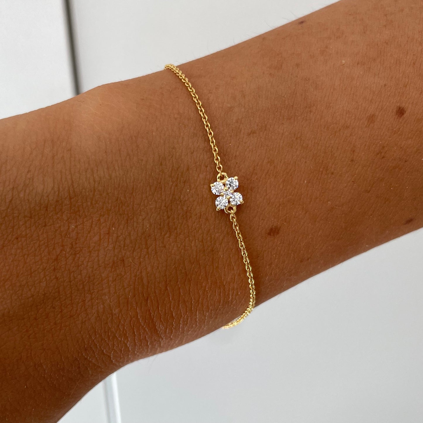 Flower Diamonds Bracelet - - Jewelry - Goldie Paris Jewelry - Bracelet