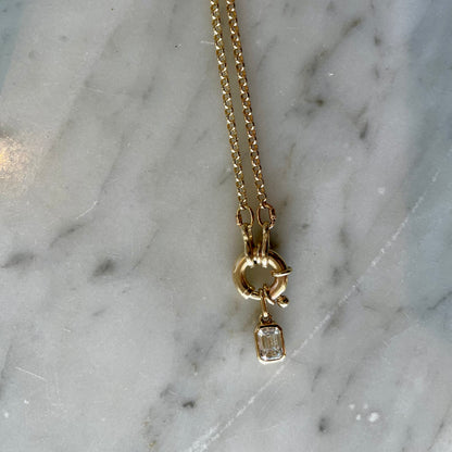 Belcher Chain with Italian Bolt ring clasp Necklace