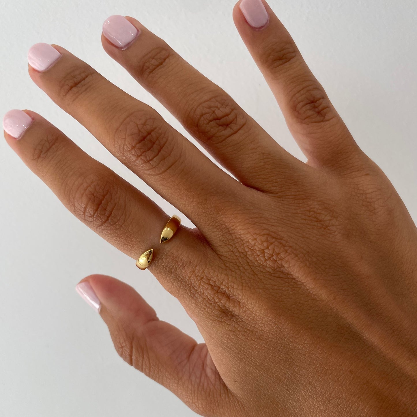 "Odelia" Gold Claw Stackable Ring - - Jewelry - Goldie Paris Jewelry - Ring stackable statement