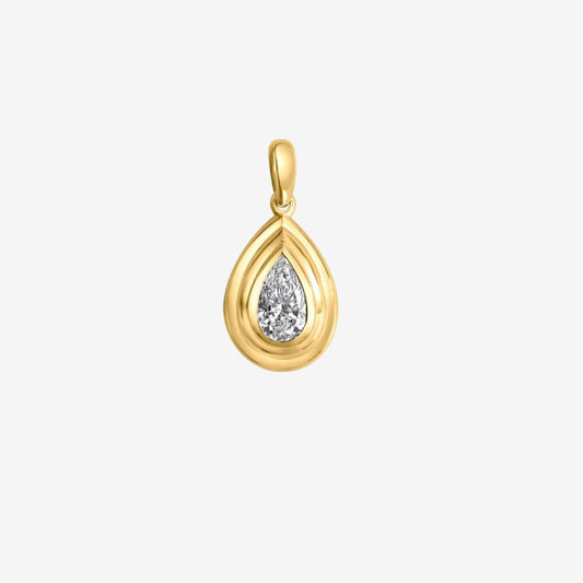 Dee Pear Diamond Pendant