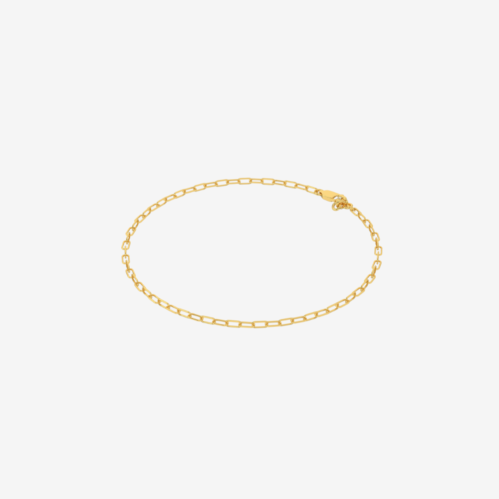 18-carat Solid Gold Paperclip Bracelet - - Jewelry - Goldie Paris Jewelry - Bracelet