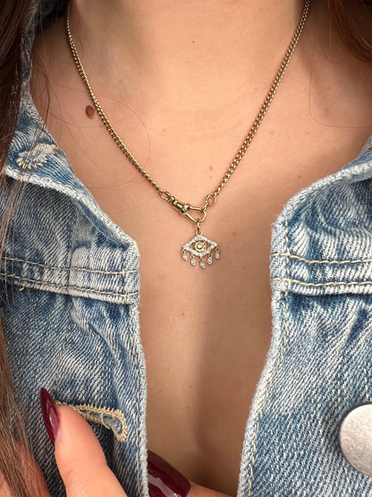 Evil Eye Floating Pendant