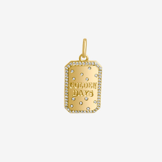 Golden Days Pendant Diamonds