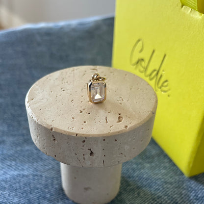 Radiant-cut Diamond Pendant - - Jewelry - Goldie Paris Jewelry - Pendant