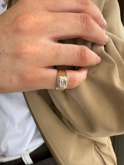 Jenna Diamond Ring - Emerald Cut