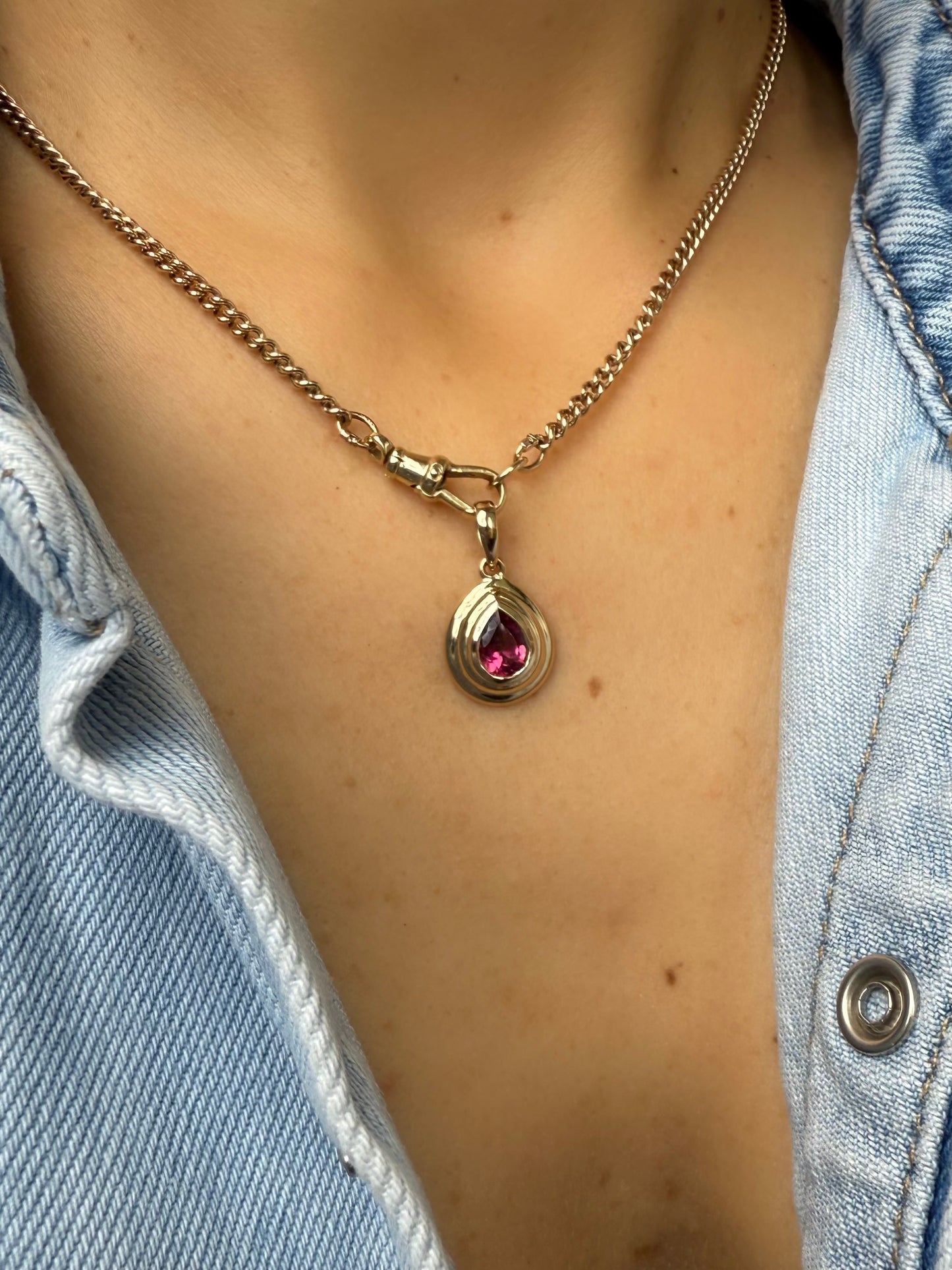 Sam Pink Tourmaline Pendant