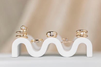 Kaye "solitaire" chunky ring