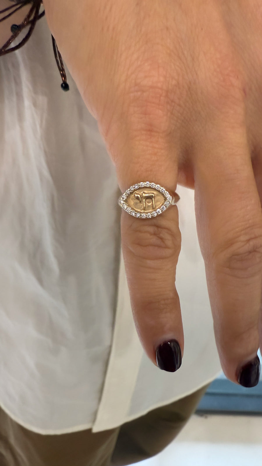 Taryn Chai Ring - - Jewelry - Goldie Paris Jewelry - Everyday Faith Ring