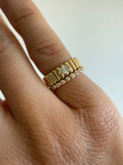 Ilana Stackable Bezel Diamond Eternity Band