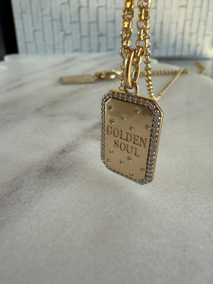 Golden Days Pendant Diamonds