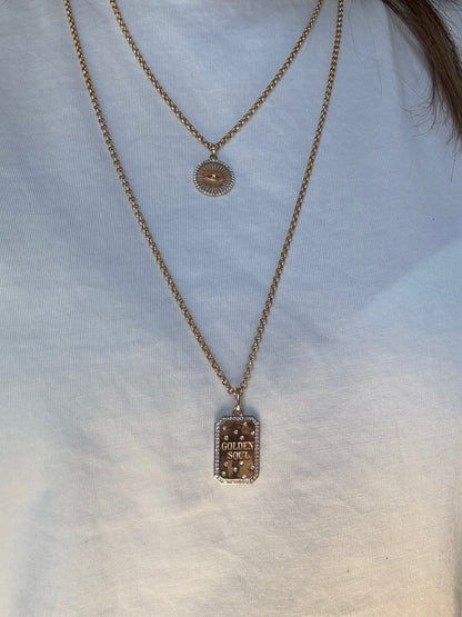 Golden Days Pendant Diamonds