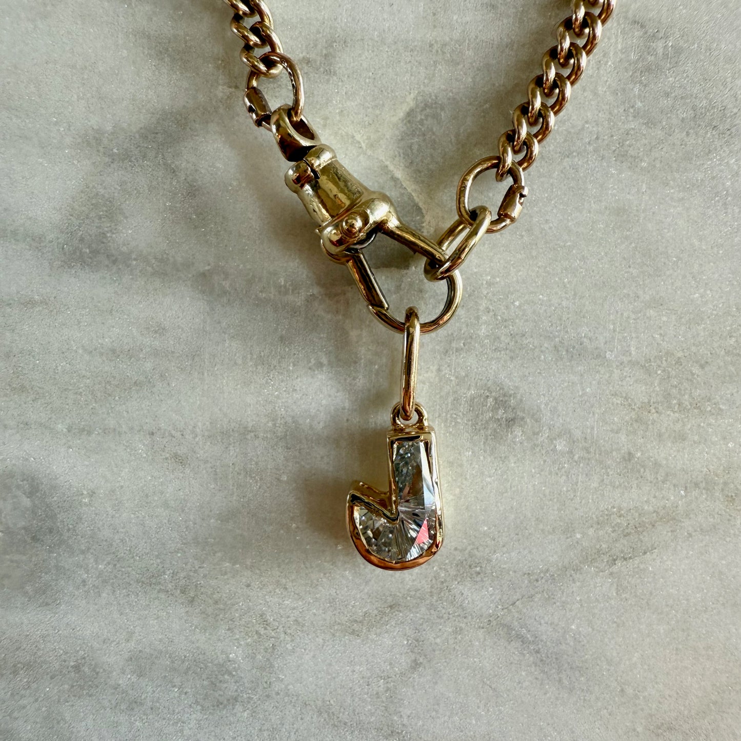 1.5ct Diamond Letter Pendant