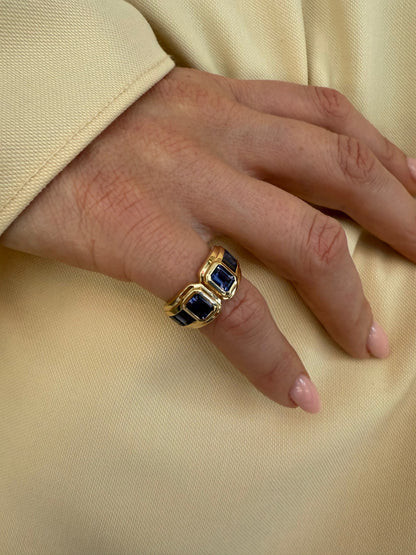 Keren Iolite Art Deco Ring