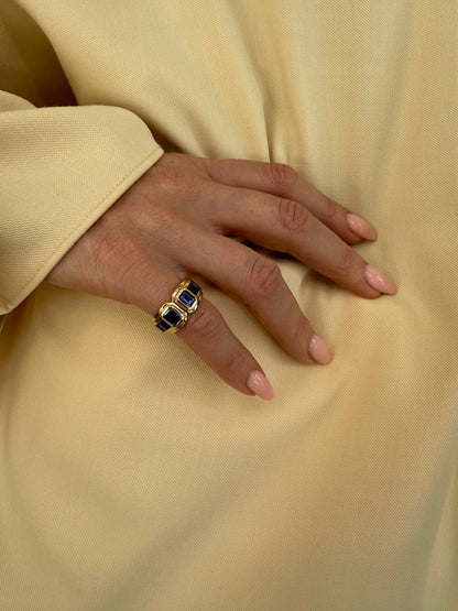 Keren Iolite Art Deco Ring