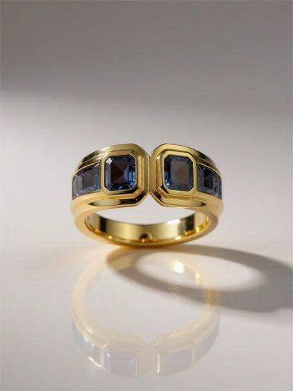 Keren Iolite Art Deco Ring