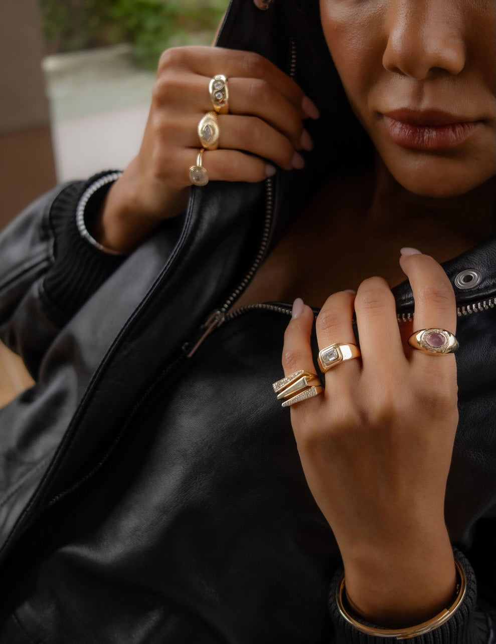 Angela Square Diamond Ring