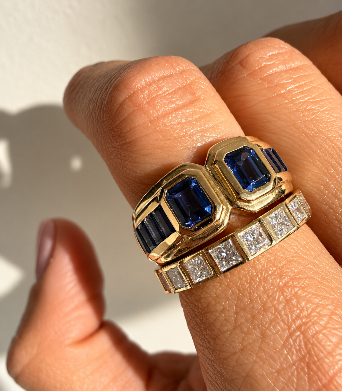 Keren Iolite Art Deco Ring - - Jewelry - Goldie Paris Jewelry - Gemstones Ring