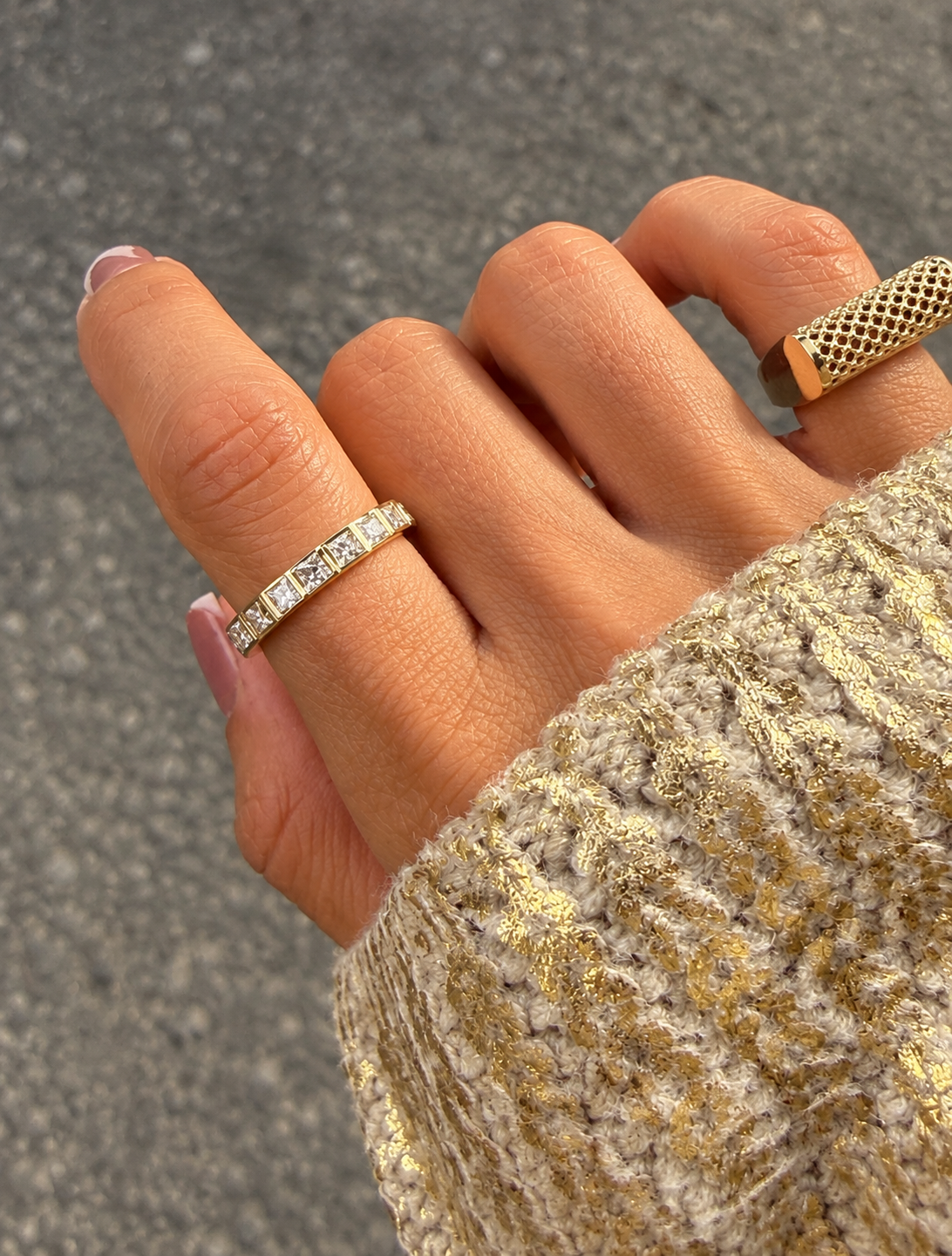 Passy Eternity Ring• 10K Solid Gold