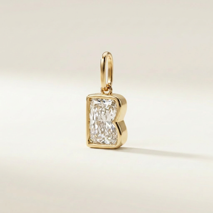 1.5ct Diamond Letter Pendant