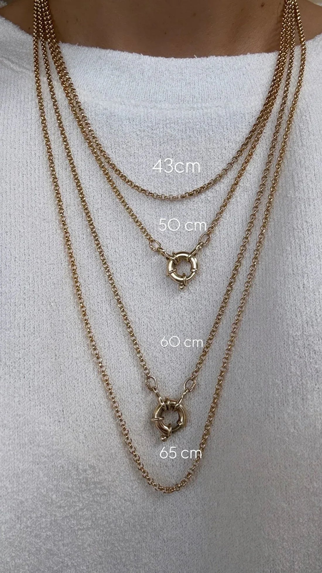 Belcher Chain White Gold