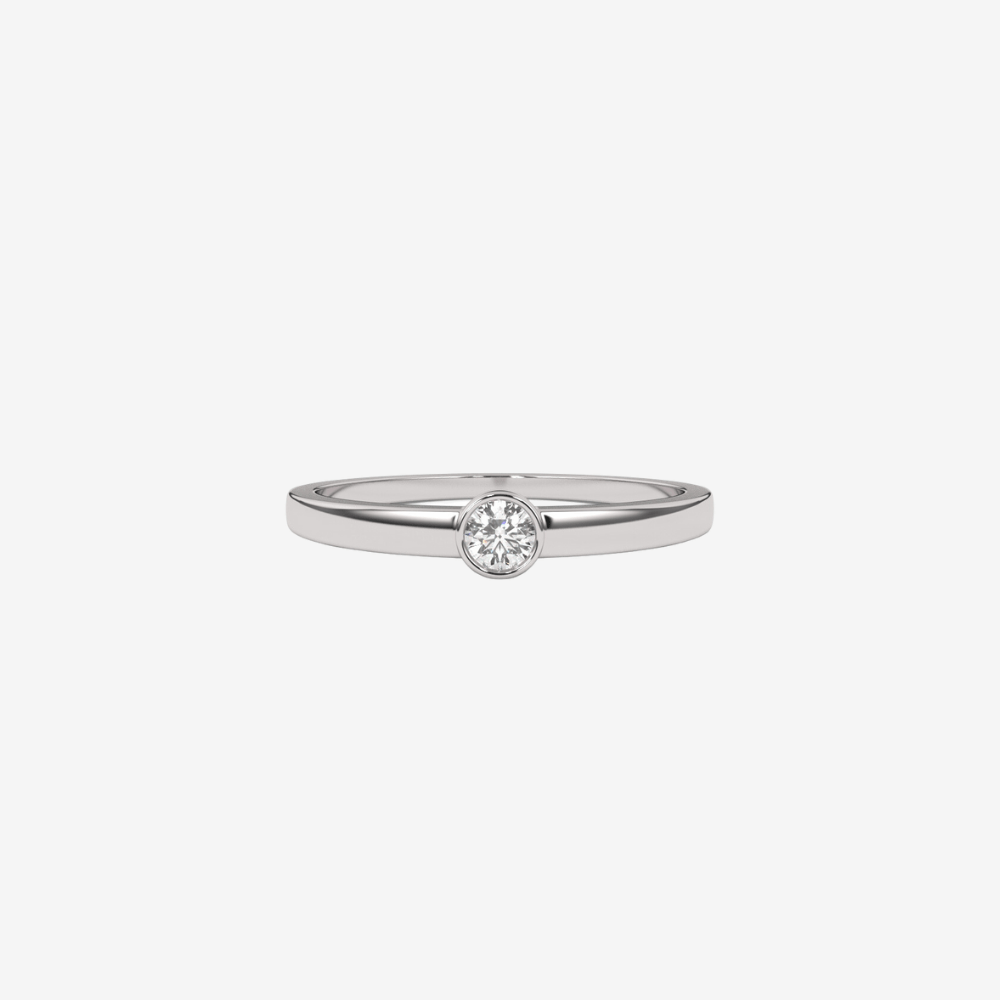 "Camilla" Single Bezel Diamond Ring - Goldie Paris Jewellery