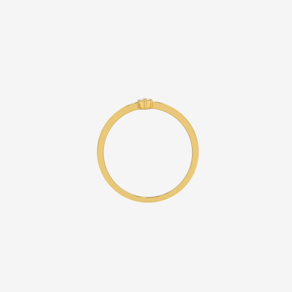"Camilla" Single Bezel Diamond Ring - Goldie Paris Jewellery