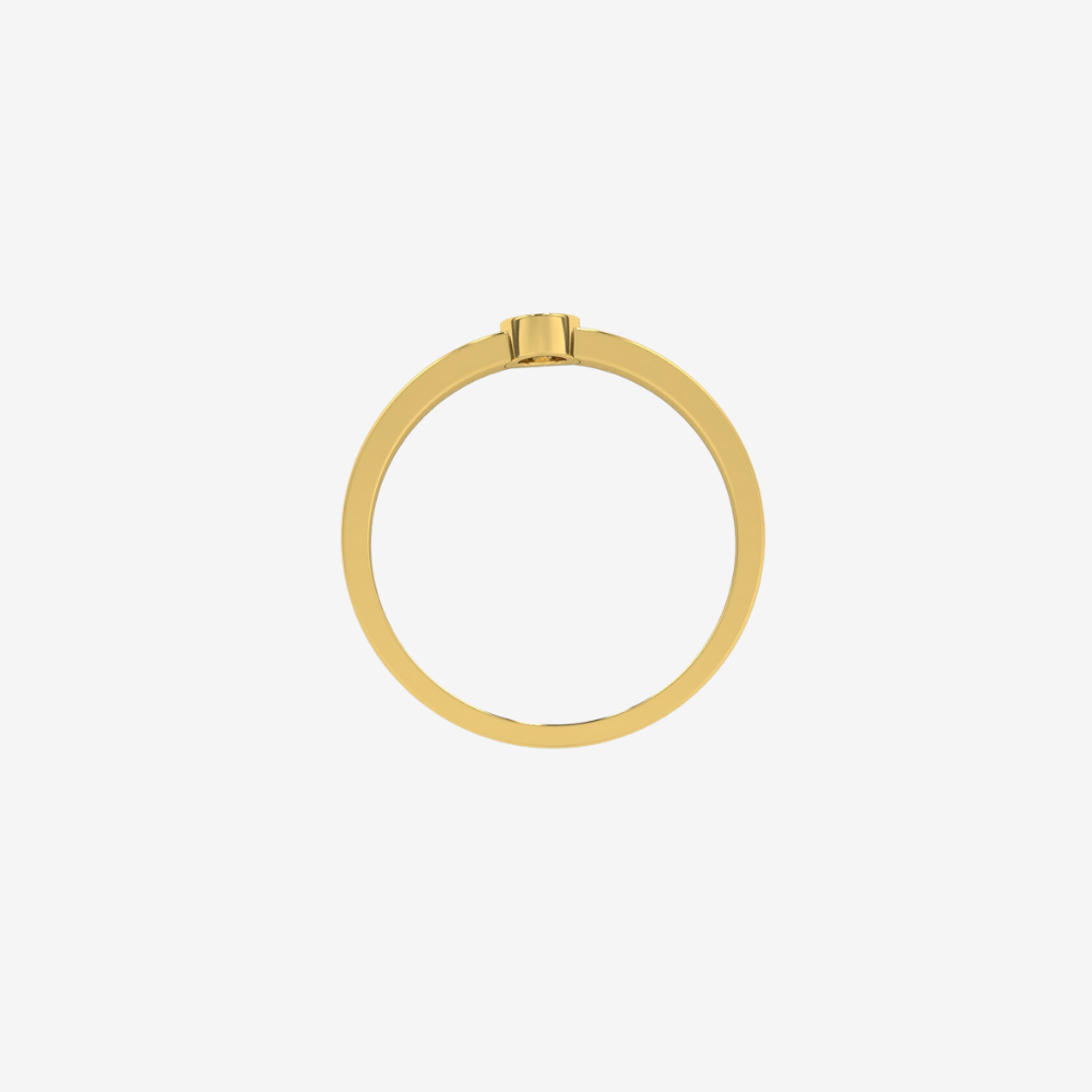 "Camilla" Single Bezel Diamond Ring - Goldie Paris Jewellery