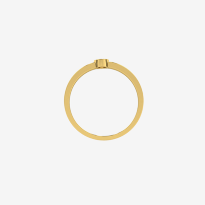 "Camilla" Single Bezel Diamond Ring - Goldie Paris Jewellery