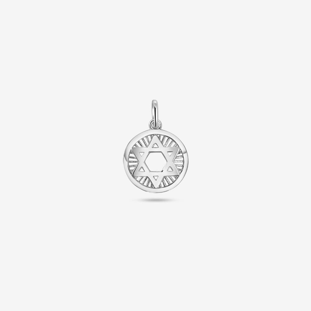 Carmel Star of David Medallion Pendant - Goldie Paris Jewellery